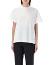 Jil Sander 3-pack T-shirt With Logo Patch In White