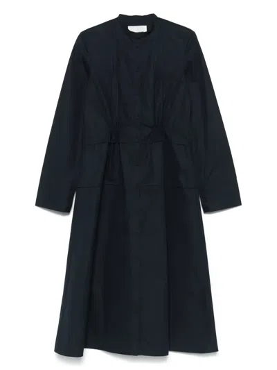 Jil Sander Organic Cotton Dress In Black