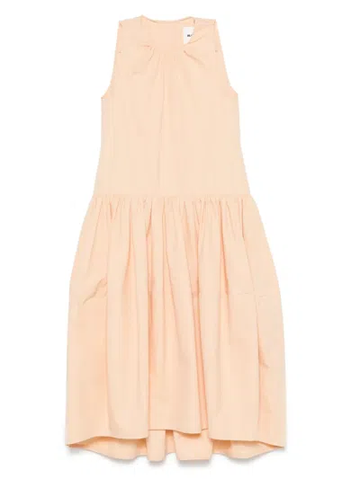 Jil Sander Organic Cotton Dress In Pink