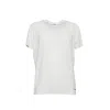Jil Sander Organic Cotton Short-sleeve T-shirt With Classic Crew Neckline In White