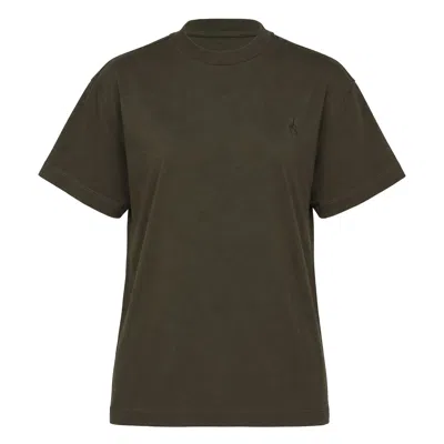 Jil Sander Set Of Three Cotton T-shirts With Embroidered Logo In Gray