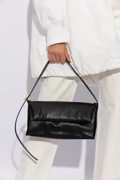 Jil Sander ‘origami' Shoulder Bag In Black
