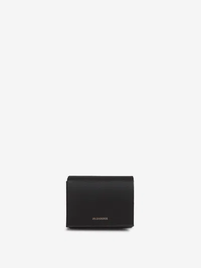 Jil Sander Origami Wallet In Black