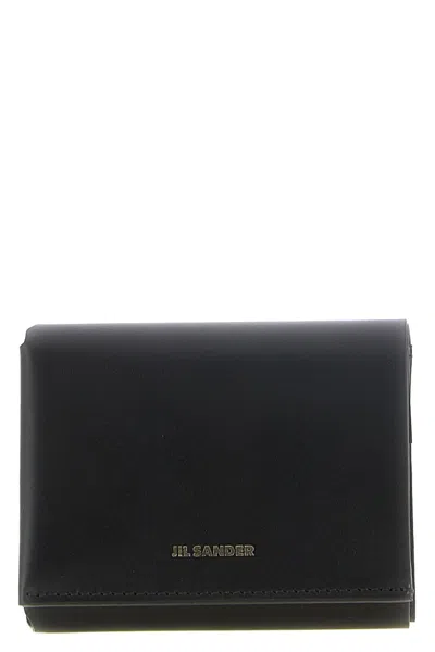 Jil Sander Origami Wallet In Black