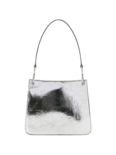 Jil Sander Otto Tote Bag In Silver
