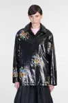 Jil Sander Outershirt 04 Casual Jacket In Black Linen