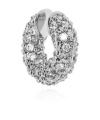Jil Sander Oval Earrings In Gray