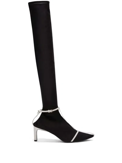 Jil Sander Over-the-knee Boots In Black