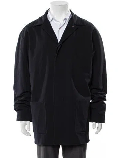 Pre-owned Jil Sander Overcoat In Black