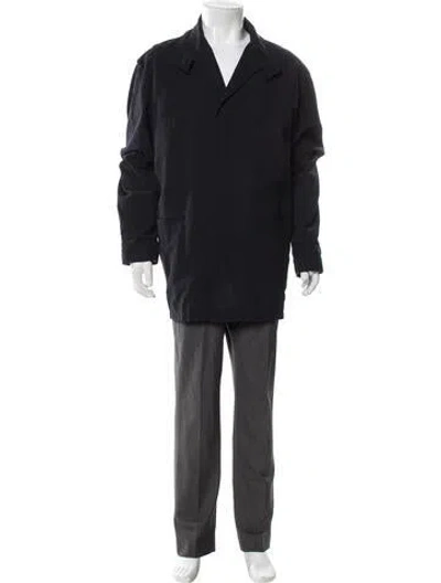Pre-owned Jil Sander Overcoat In Blue