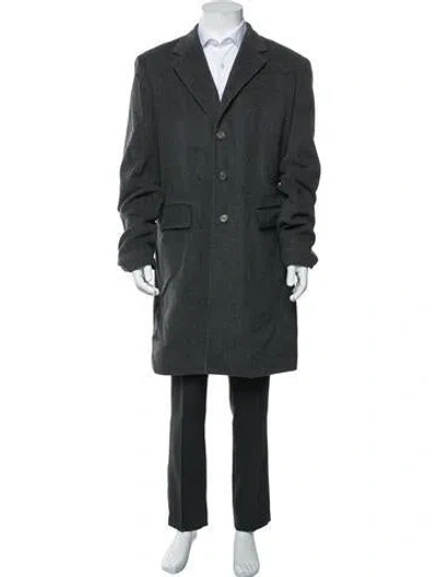 Pre-owned Jil Sander Overcoat In Gray