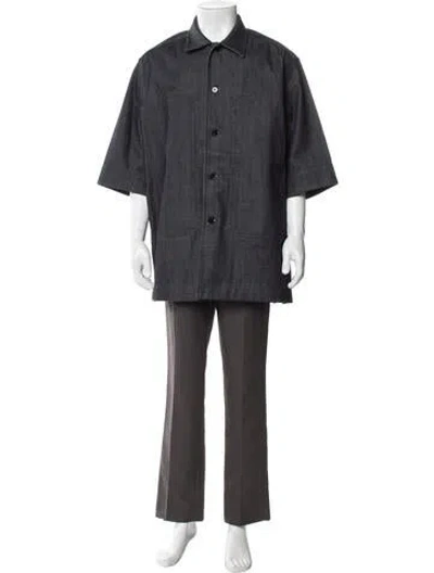 Pre-owned Jil Sander Overcoat In Gray