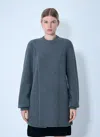 Jil Sander Ribbed-knit Wool Sweater In Gray