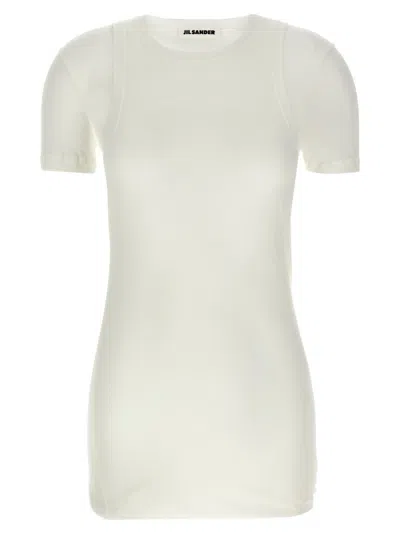 Jil Sander Overlapping Double-layer Cotton Jersey T-shirt