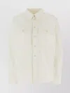Jil Sander Oversize Cotton Denim Shirt With Patch Pockets