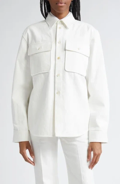 JIL SANDER JIL SANDER OVERSIZE DENIM WORKER SHIRT