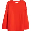 JIL SANDER JIL SANDER OVERSIZE RIB WOOL SWEATER