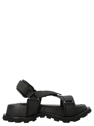 Jil Sander Oversize Sandals Green