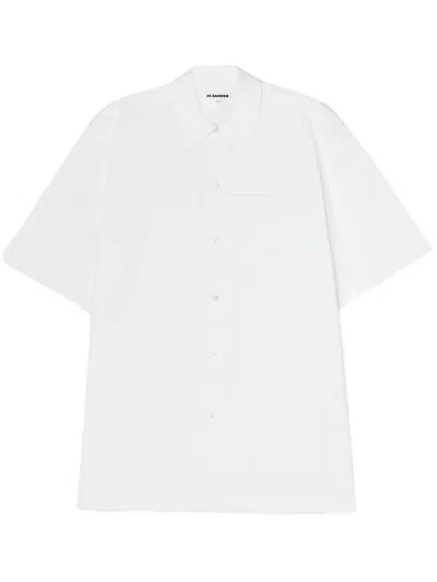 Jil Sander Oversize Shirt In White