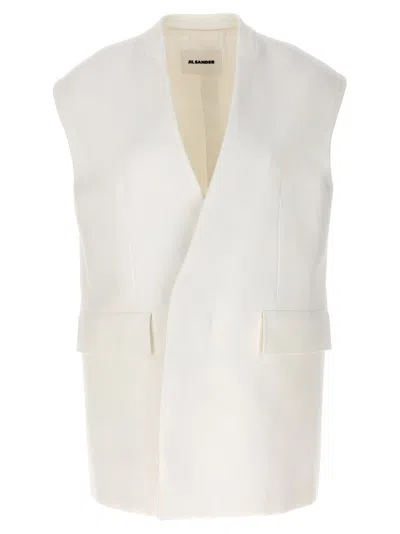 JIL SANDER OVERSIZE TAILORED VEST