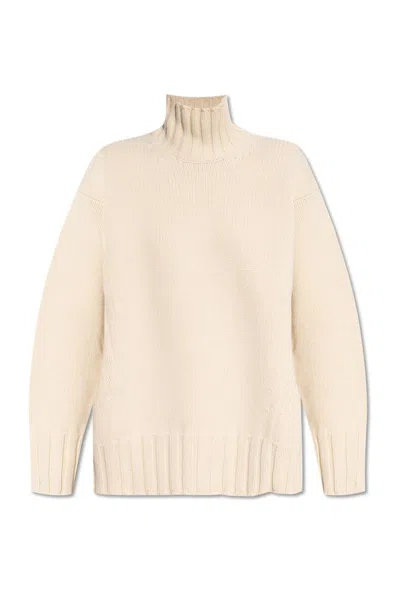 Jil Sander Cashmere Jumper In Beige