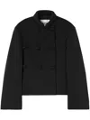 Jil Sander Oversize Wool Blazer In Black