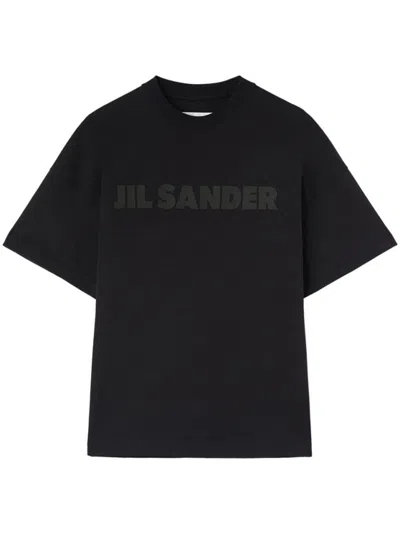 Jil Sander Oversized Black T-shirt