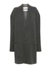 Jil Sander Oversized Cardigan In Grey