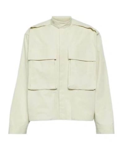 JIL SANDER OVERSIZED COTTON JACKET