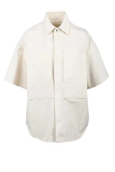 Jil Sander Oversized Cotton Shirt - White