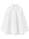 Jil Sander Oversized Cotton Shirt In White