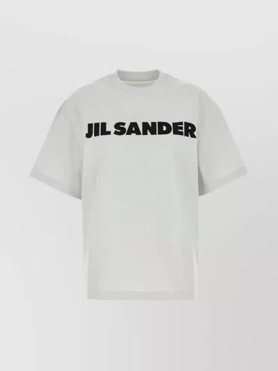 JIL SANDER OVERSIZED CREW NECK COTTON T-SHIRT