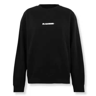 JIL SANDER OVERSIZED CREWNECK SWEATSHIRT WITH FRONT LOGO