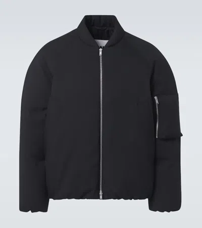 【関税&送料込】Jil Sander Black Gabardine Oversize Down Jac Jil Sander Oversized Gabardine Down Jacket In Black | ModeSens