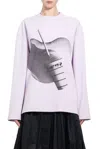 JIL SANDER JIL SANDER OVERSIZED MILKSHAKE PRINTED T