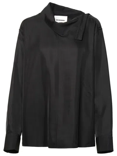 Jil Sander Oversized Shirt In Black