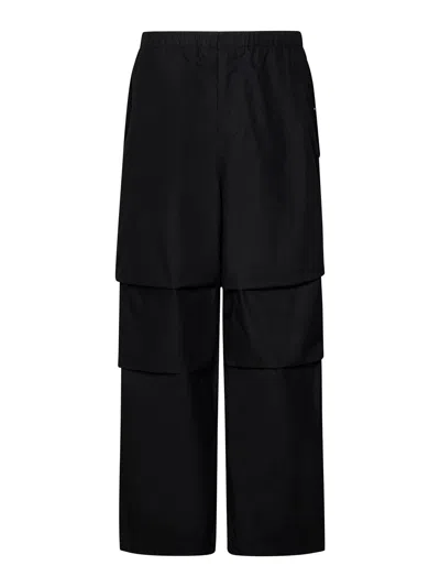 Jil Sander Oversized Trousers In Black
