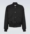 Jil Sander Oversized Varsity Jacket In Black