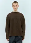 JIL SANDER OVERSIZED WOOL-BLEND SWEATER