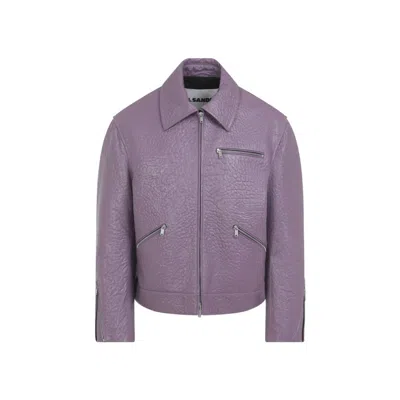 JIL SANDER OVINE LEATHER JACKET