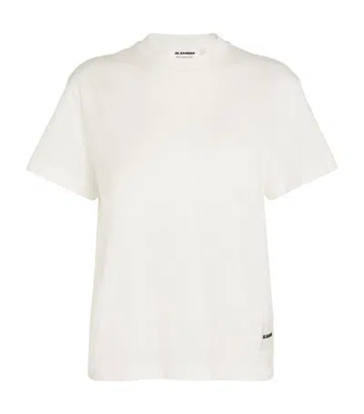 Jil Sander Pack Of 3 Short-sleeve T-shirts In White