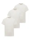 Jil Sander Pack Of 3 T-shirts In White
