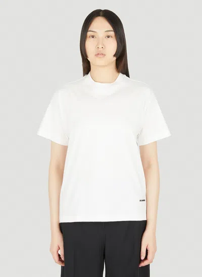 JIL SANDER PACK OF THREE CLASSIC T-SHIRTS