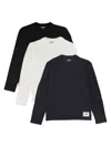 JIL SANDER PACK OF THREE T-SHIRTS