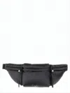 Jil Sander Padded Belt Bag With Adjustable Strap In Black