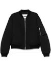 Jil Sander Zip-up Bomber Jacket In Black