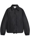 Jil Sander Padded Bomber Jacket In Black