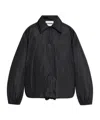 Jil Sander Padded Bomber Jacket In Black