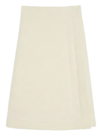 JIL SANDER JIL SANDER "PADDED DETAILS" SKIRT