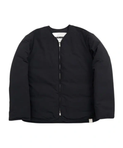 Jil Sander Padded Down Jacket In Black
